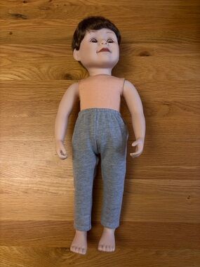 Maplelea Boy Doll With Brown Eyes and Hair